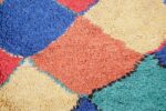Colorful Moroccan Azilal Rug 7.87 ft x 4.85 ft - Image 5