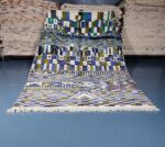 Moroccan Azilal Rug 9.38 ft x 6.88 ft - Image 2