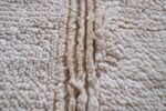 Beni ourain Moroccan rug 9.97 ft x 6.66 ft White rug - Image 7