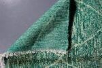 Beni ourain rug 7ft x 4ft , Moroccan green Rug, Genuine Wool Moroccan rug, Handmade Berber Rug,  Authentic Moroccan rug Hand knotted - Image 10