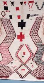 Moroccan Azilal Rug 8.39 ft x 4.46 ft - Image 10