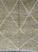 Beni ourain rug 7.34 ft x 5.01 ft - Image 9