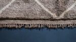 Brown Beni Ourain rug 8.10 ft x 4.98 ft - Image 8