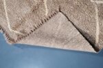 Brown Beni Ourain rug 8.10 ft x 4.98 ft - Image 9