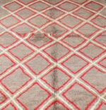 Gray Beni Ourain rug 8.07 ft x 4.69 ft - Image 5