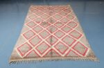 Gray Beni Ourain rug 8.07 ft x 4.69 ft - Image 3