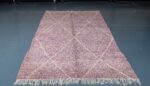 Beni Ourain Pink rug 7.97 ft x 4.72 ft - Image 2
