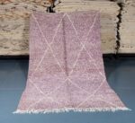 Beni Ourain Pink rug 7.97 ft x 4.72 ft - Image 3