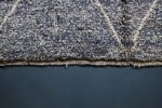 Beni Ourain rug 7.54 ft x 5.24 ft Gray Rug - Image 8
