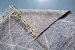 Beni Ourain rug 7.54 ft x 5.24 ft Gray Rug - Image 9