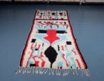 Moroccan Azilal Runner Rug 8.69 ft x 3.54 ft - Image 3