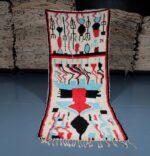 Moroccan Azilal Runner Rug 8.69 ft x 3.54 ft - Image 4