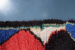 Colorful Moroccan Azilal Rug 7.87 ft x 4.85 ft - Image 3