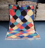 Colorful Moroccan Azilal Rug 7.87 ft x 4.85 ft - Image 9