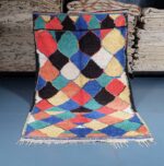 Colorful Moroccan Azilal Rug 7.87 ft x 4.85 ft - Image 10