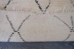 Small Moroccan Rug - Moroccan Beni Ourain Rug 2.95ft x 1.95ft - Image 6