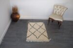 Small Beni Ourain Moroccan rug 3x 2 ft - Image 2