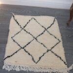 Small Beni Ourain Moroccan rug 3x 2 ft