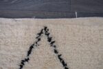 Small Beni Ourain Moroccan rug 3x 2 ft - Image 5