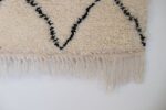 Small Beni Ourain Moroccan rug 3x 2 ft - Image 9