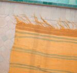 Orange Moroccan Rugs 11.8 ft x 4.98 ft Vintage rug - Image 4
