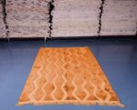 Orange Custom Moroccan rug, Genuine Wool rug - Image 2