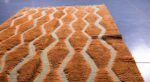 Orange Custom Moroccan rug, Genuine Wool rug - Image 4