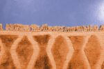Orange Custom Moroccan rug, Genuine Wool rug - Image 3