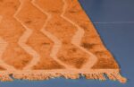 Orange Custom Moroccan rug, Genuine Wool rug - Image 6