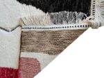 Art deco rugs | Red Custom Moroccan Rug - Image 4