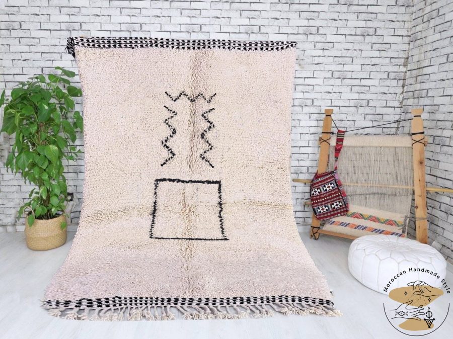 il_fullxfull.4196725040_p6tr-scaled-scaled-2.jpg Moroccon Beni Ourain Rug - Image 1