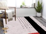 Moroccan Beni ourain rug 8x10  | Red Moroccan Rug - Image 3