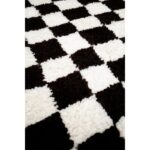 Handmade Berber rug - Checkered rug - Image 8